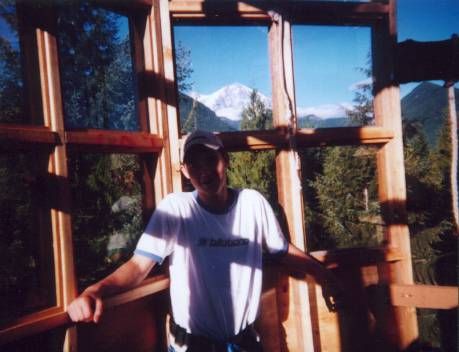 View of Mt. Rainier from Observatory main floor