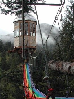 The Stairway to Heaven and the Observatory are connected.