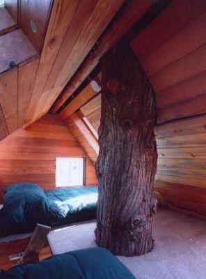 Cozy sleeping loft